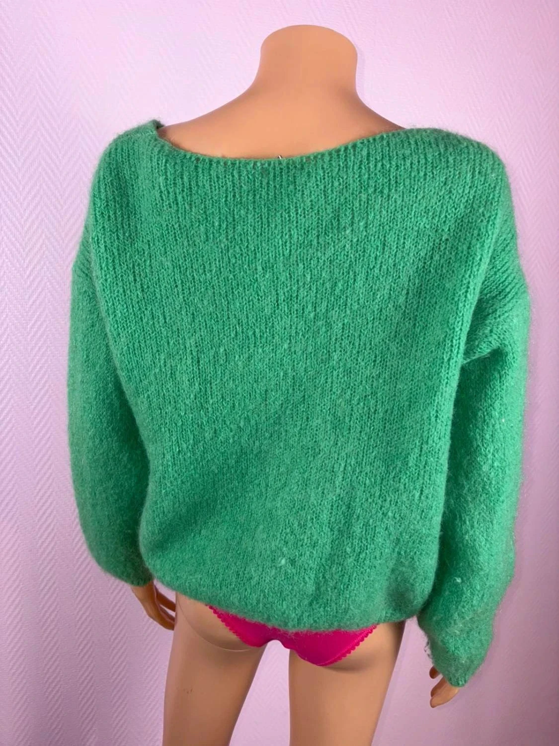 Colete feminino de mohair tamanho 38 pouco usado – photo 6